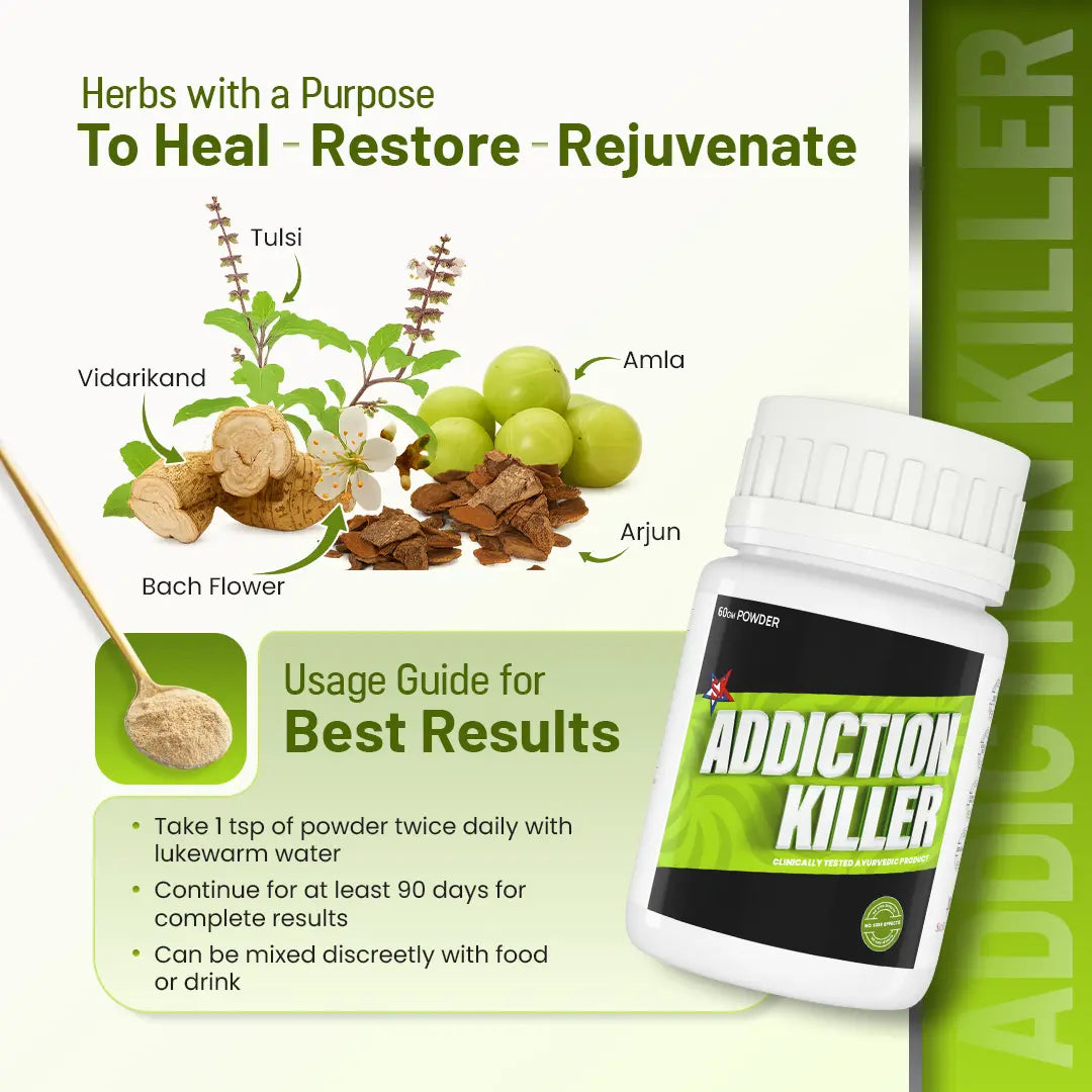 Addiction Killer Ingredients & Uses