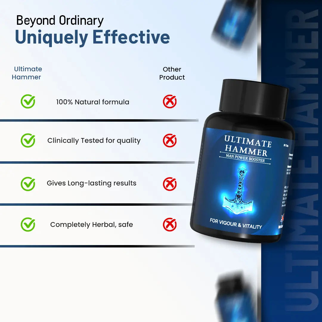 Ultimate Hammer Capsule vs Other Medicines