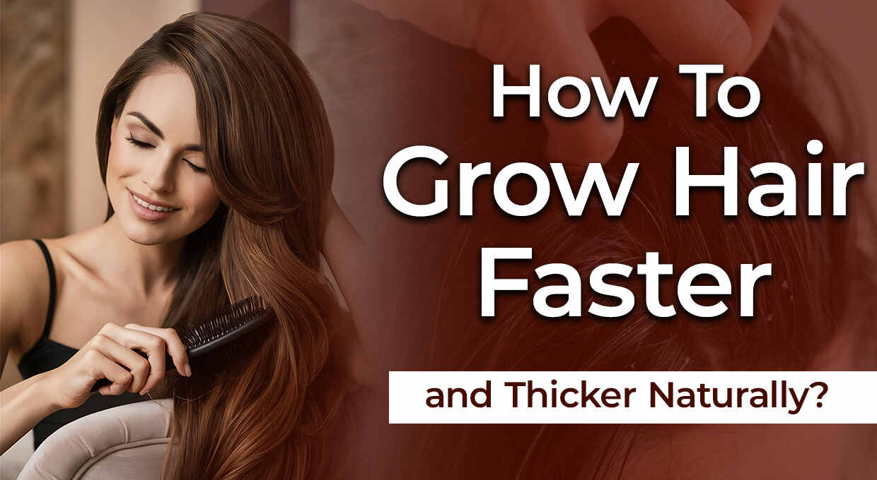 Grow Hair Faster and Thicker Naturally