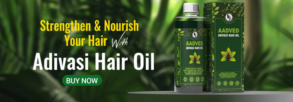 adivasi hair oil banner