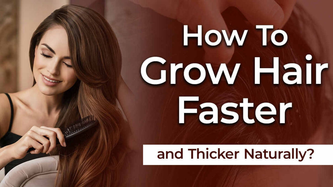 How to Grow Hair Faster and Thicker Naturally