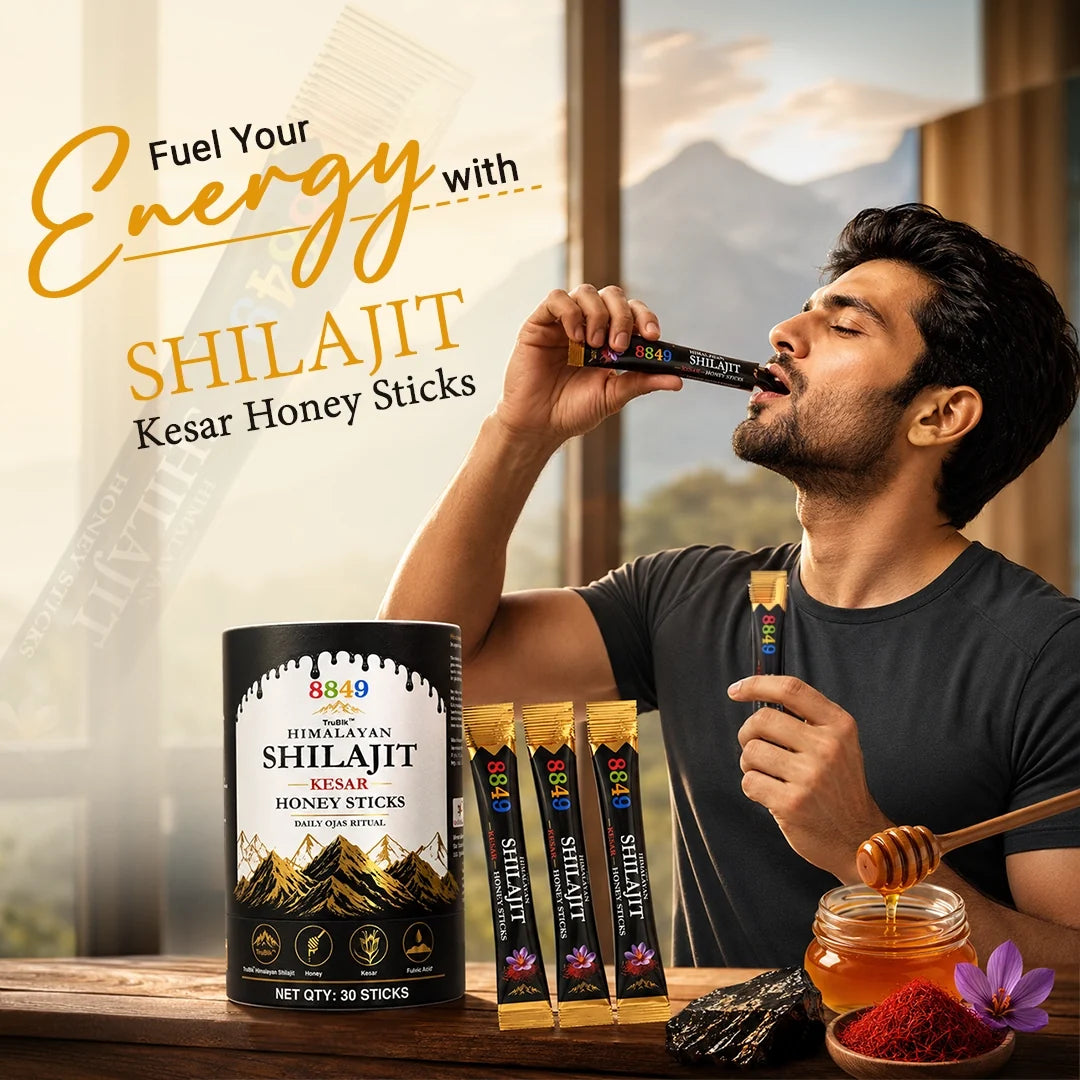 Himalayan Shilajit Kesar Honey Sticks