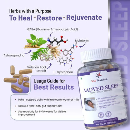 Aadved Sleep Ingredients & Uses