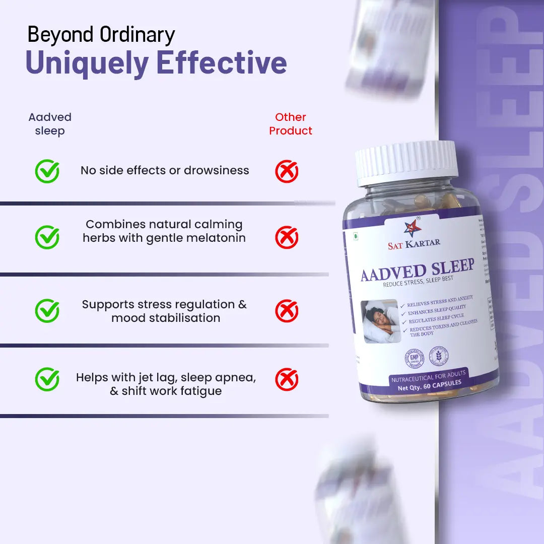 Aadved Sleep vs Other Medicines