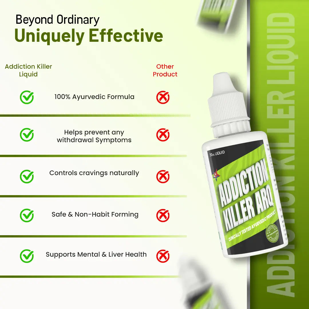Addiction Killer Liquid Ingredients & Uses