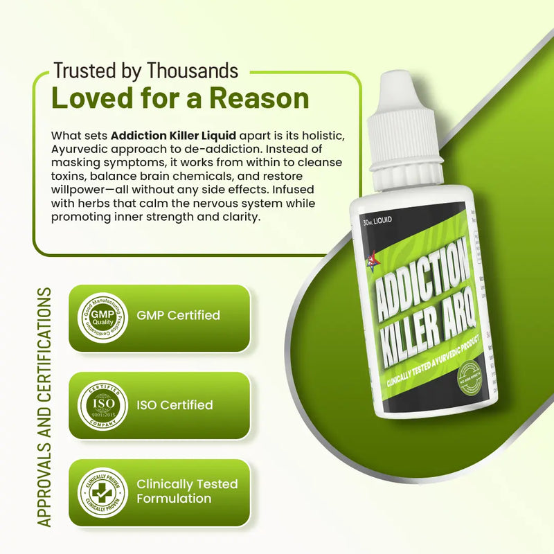 Addiction Killer Liquid vs Other Medicines