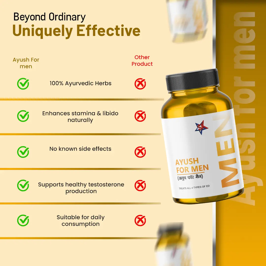 Ayush for Men vs Other Medicines