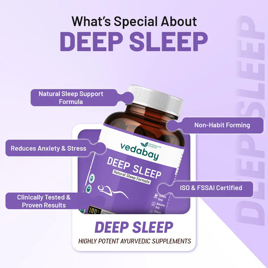 Benefits of Vedabay Deep Sleep for better rest