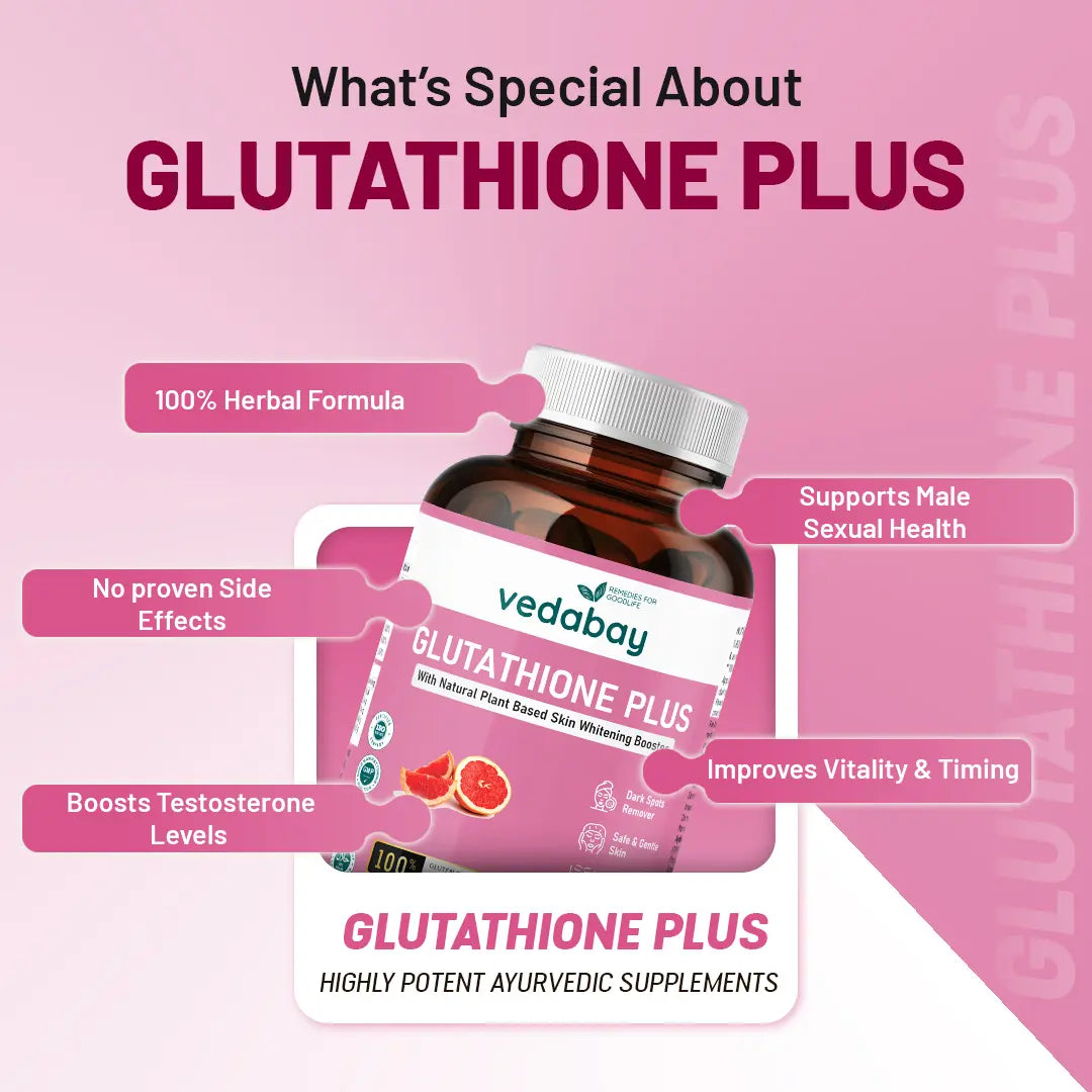Benefits of Vedabay Glutathione Plus for skin