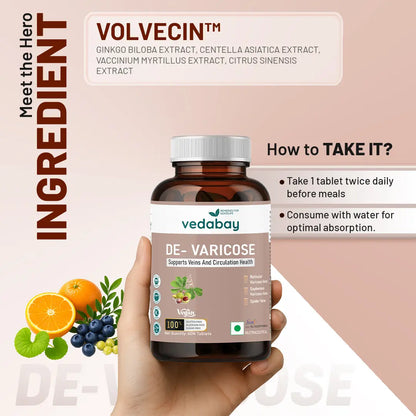 De-Varicose Tablets ingredients and usage guide