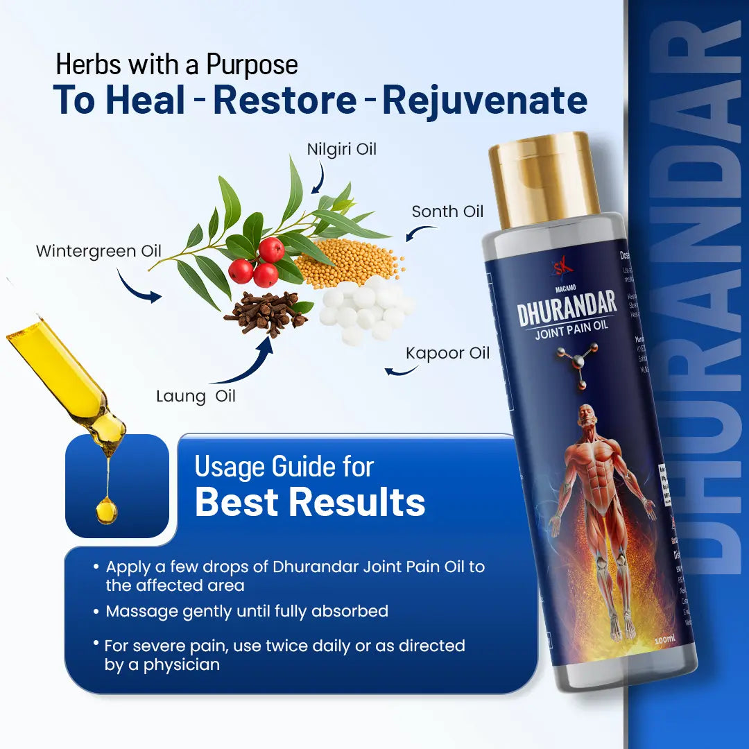 Dhurandar Joint Pain Oil Ingredients & Uses