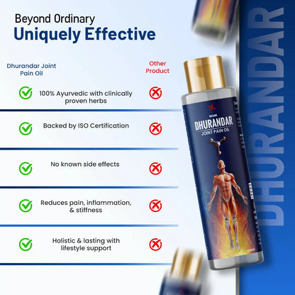 Dhurandar Joint Pain Oil vs Other Medicines