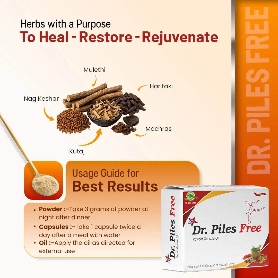 Dr. Piles Free Kit Ingredients & Uses