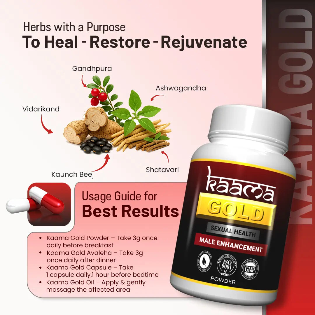 Kaama Gold Kit Ingredients & Uses