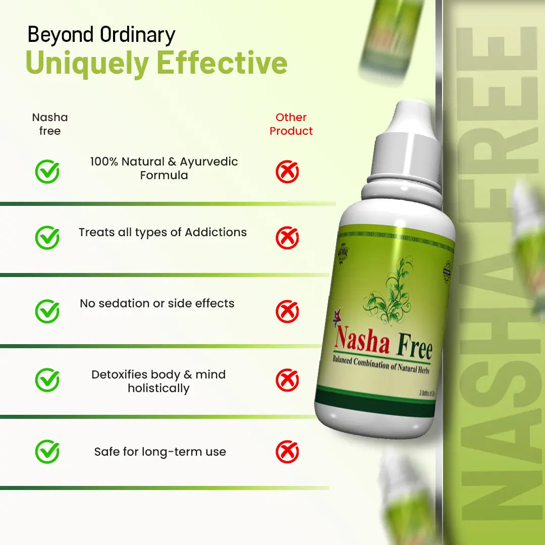 Nasha Free Drop vs Other Medicines