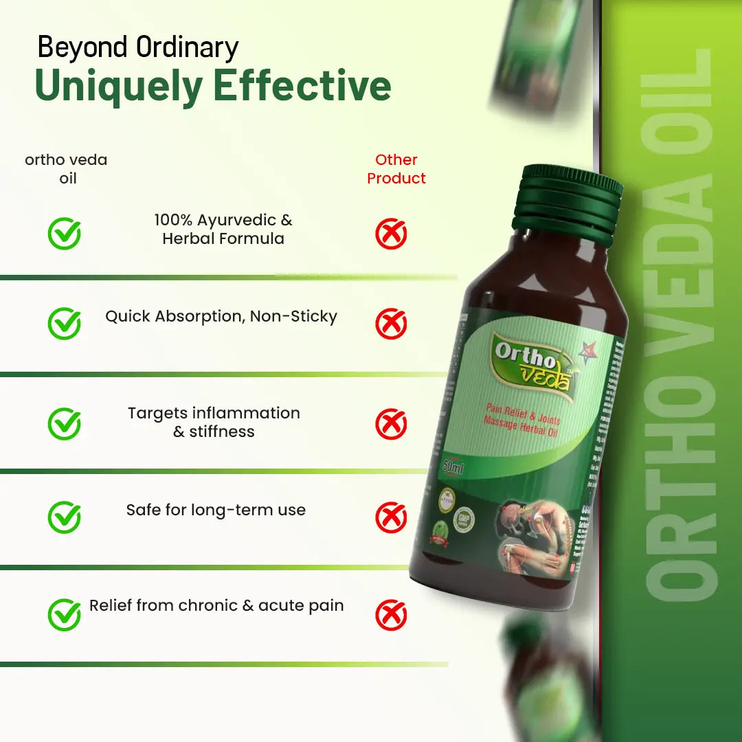 Ortho Veda Oil vs Other Medicines
