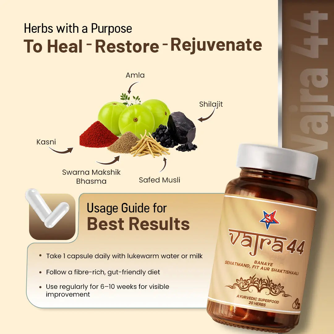 Vajra 44 Capsule Ingredients & Uses