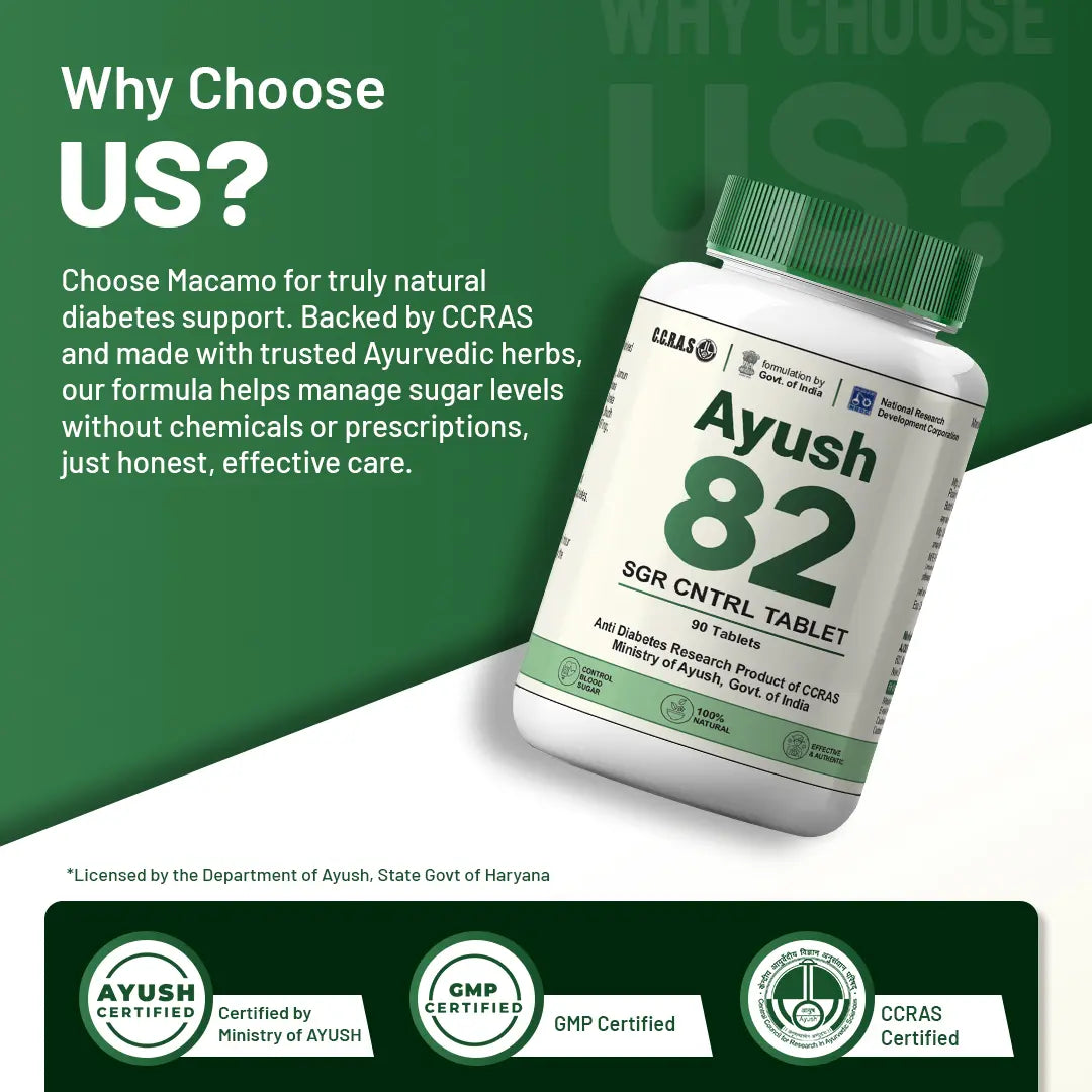 Why Choose Macamo Ayush 82