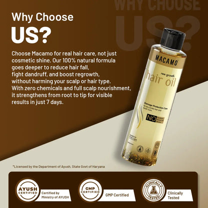 Why Choose Macamo Ree Growth Hair Oil