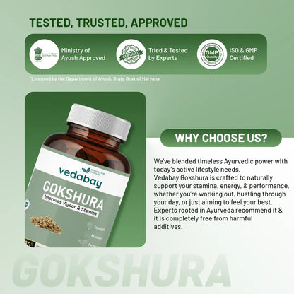 Why choose Vedabay Gokshura tablets
