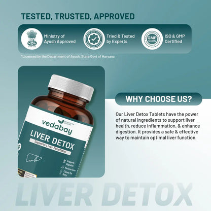 Why choose Vedabay Liver Detox tablets
