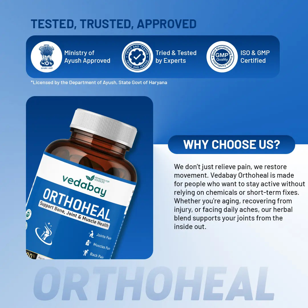 Why choose Vedabay Ortho Heal Tablets