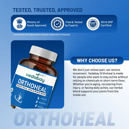 Why choose Vedabay Ortho Heal Tablets