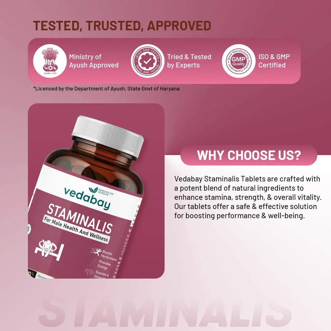 Why choose Vedabay Staminalis Tablets