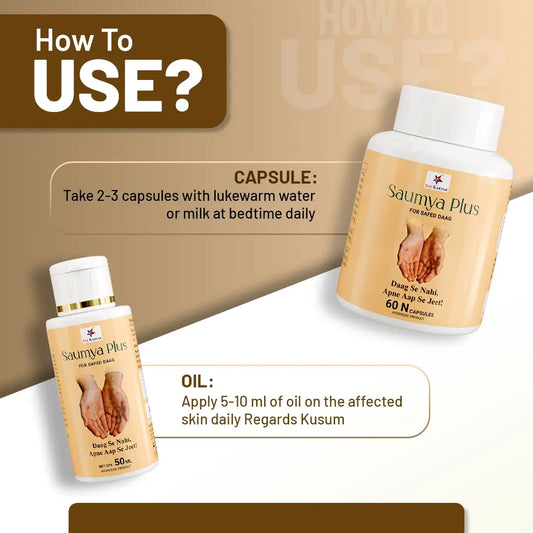 Saumya Plus - Ayurvedic Medicine for Safed Daag (Vitiligo)