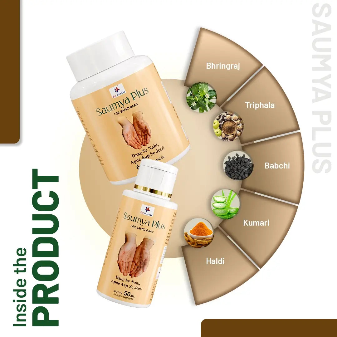 Saumya Plus - Ayurvedic Medicine for Safed Daag (Vitiligo)